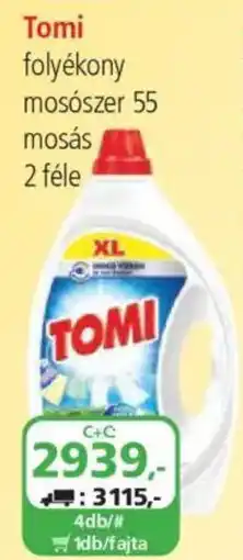 ÁRKLUB Tomi folyékony mosószer ajánlat