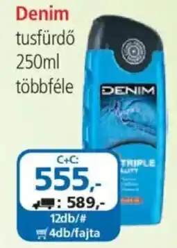 ÁRKLUB Denim tusfürdő ajánlat