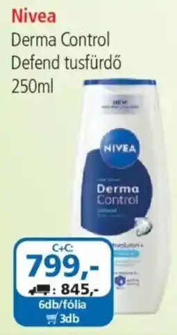 ÁRKLUB Nivea derma control defend tusfürdő ajánlat