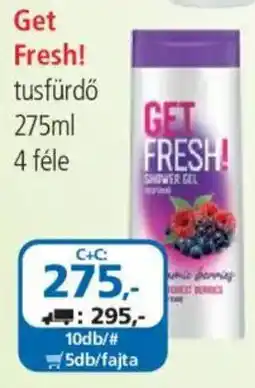 ÁRKLUB Get Fresh! tusfürdő ajánlat