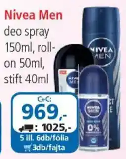 ÁRKLUB nivea men deo spray ajánlat