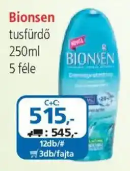 ÁRKLUB Bionsen tusfürdő ajánlat