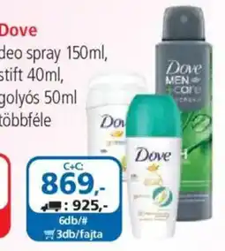 ÁRKLUB Dove deodorant ajánlat