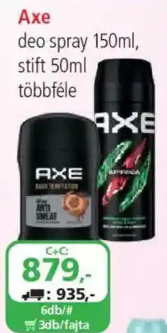 ÁRKLUB axe deo spray ajánlat