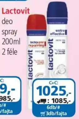 ÁRKLUB Lactovit deo spray ajánlat