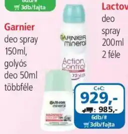 ÁRKLUB Garnier deo spray ajánlat