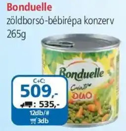 ÁRKLUB Bonduelle zöldborsó-bébirépa konzerv ajánlat