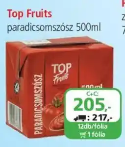 ÁRKLUB top fruits paradicsomszósz ajánlat