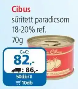 ÁRKLUB Cibus sűrített paradicsom ajánlat