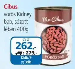 ÁRKLUB Mr Cibus vörös bab ajánlat