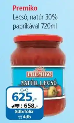 ÁRKLUB Premiko lecsó ajánlat