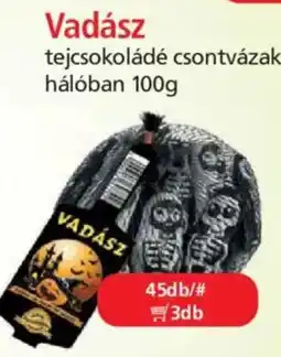 ÁRKLUB Vadász tejcsokoládé csontvázak ajánlat
