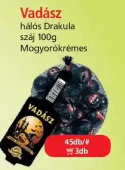 ÁRKLUB Vadász hálós Drakula száj ajánlat