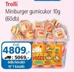 ÁRKLUB Trolli miniburger gumicukor ajánlat