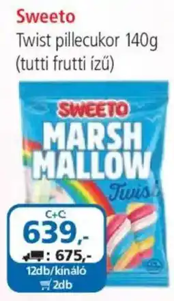 ÁRKLUB Sweeto marshmallow twist ajánlat
