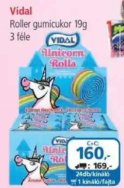 ÁRKLUB Vidal roller gumicukor ajánlat