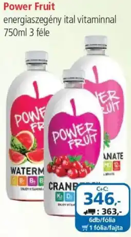 ÁRKLUB Power Fruit energiaszegény ital ajánlat