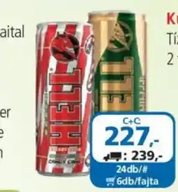 ÁRKLUB Hell tea ajánlat