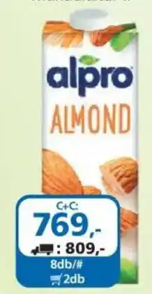 ÁRKLUB Alpro almond ajánlat
