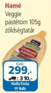 ÁRKLUB Hamé veggie pástétom ajánlat
