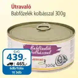 ÁRKLUB Útravaló babfőzelék ajánlat