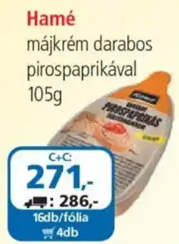 ÁRKLUB Hamé májkrém ajánlat