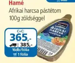 ÁRKLUB Hamé afrikai harcsa pástétom ajánlat