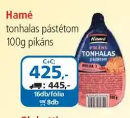 ÁRKLUB Hamé tonhalas pástétom ajánlat