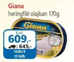 ÁRKLUB Giana heringfilé olajban ajánlat