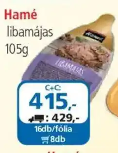 ÁRKLUB Hamé libamájas ajánlat