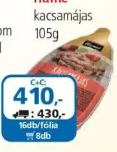 ÁRKLUB Hame kacsamájas ajánlat