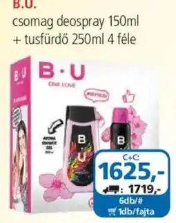 ÁRKLUB B.u. csomag deospray ajánlat