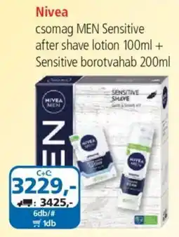 ÁRKLUB Nivea csomag men sensitive after shave lotion ajánlat