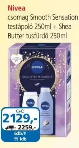 ÁRKLUB Nivea csomag smooth sensation testápoló ajánlat