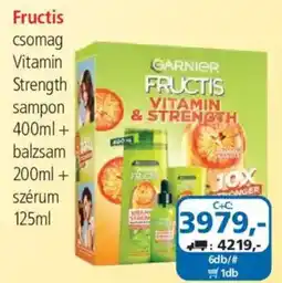 ÁRKLUB garnier fructis vitamin & strength ajánlat