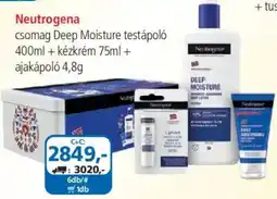 ÁRKLUB Neutrogena csomag Deep Moisture ajánlat