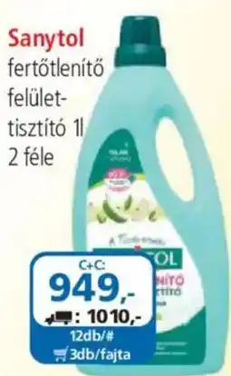 ÁRKLUB Sanytol fertotlenito fellet-tisztito ajánlat