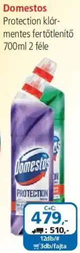 ÁRKLUB Domestos protection klórmentes fertőtlenítő ajánlat