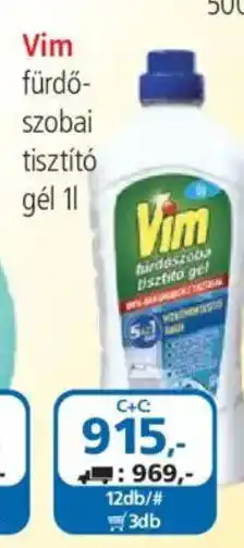 ÁRKLUB Vim fürdő- szobai tisztító gél ajánlat