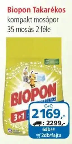 ÁRKLUB Biopon takarékos kompakt mosópor ajánlat