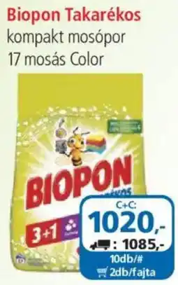 ÁRKLUB Biopon takarékos kompakt mosópor ajánlat