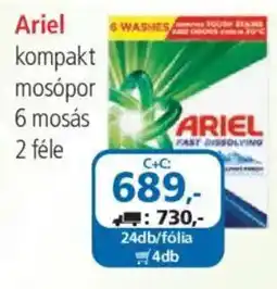 ÁRKLUB Ariel kompakt mosópor ajánlat