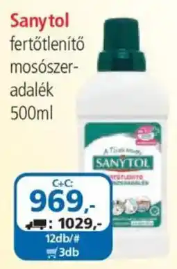 ÁRKLUB Sanytol fertőtlenítő mosószer-adalék ajánlat