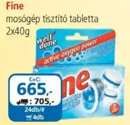 ÁRKLUB Fine mosógép tisztító tabletta ajánlat