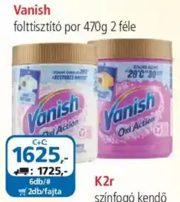 ÁRKLUB Vanish folttisztító por ajánlat