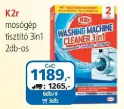 ÁRKLUB K2r mosógép tisztító 3in1 ajánlat