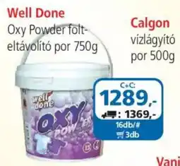ÁRKLUB Well Done Oxy Powder folt-eltávolító ajánlat