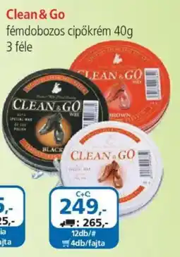 ÁRKLUB Clean & Go fémdobozos cipőkrém ajánlat