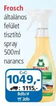 ÁRKLUB Frosch általános felület tisztító spray ajánlat