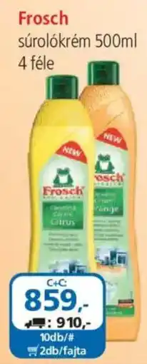 ÁRKLUB Frosch súrolókrem ajánlat